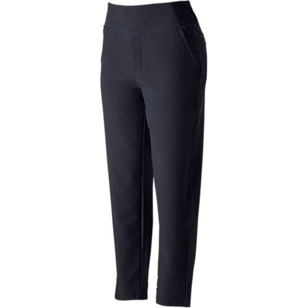 IBKUL High Rise Knit Ankle Golf Pants UPF 50+ Black Stretch Womens Size 4